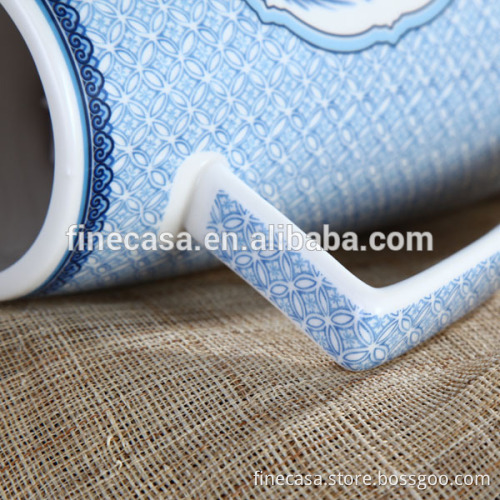 1200CC Elegant Fine New Bone China Water Jug of Blue in China